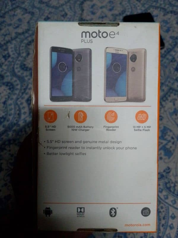 I want to urgent sale my Moto E4 plus in original with box charger 12