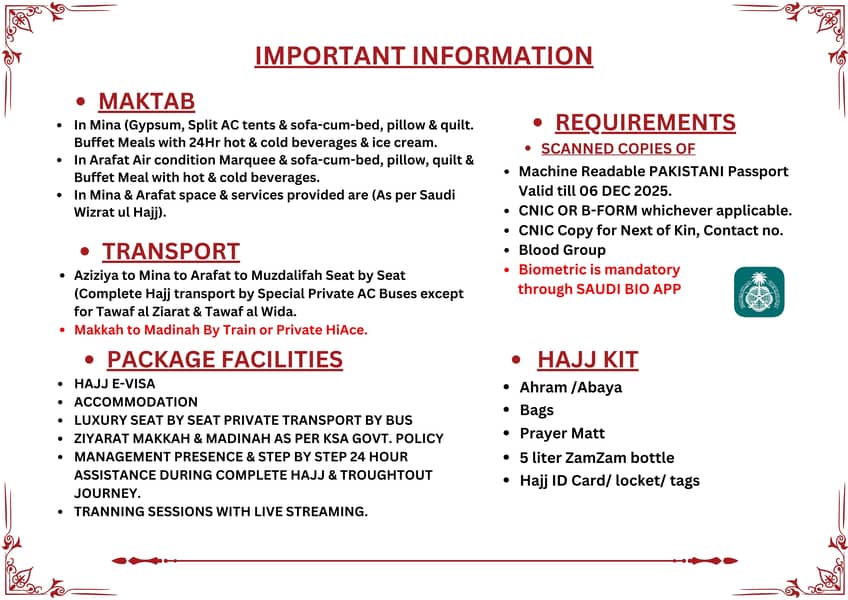 Hajj Package 2025 6