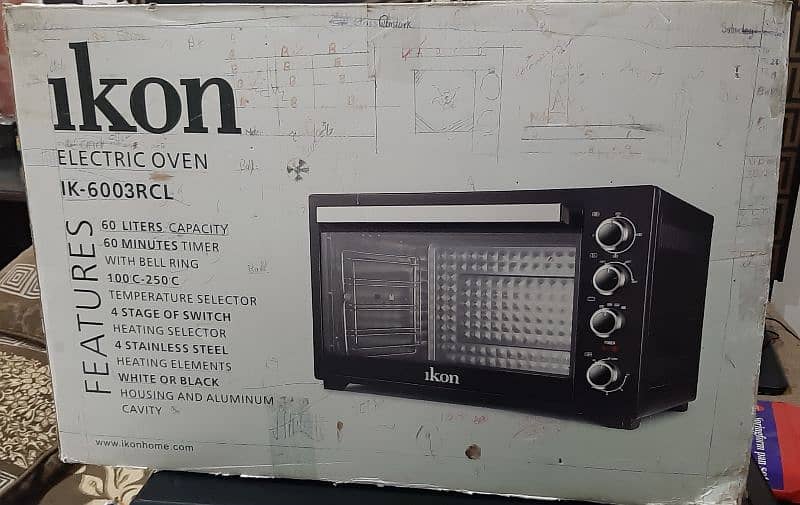 Ikon Backing Oven 10 by 10 Condition. 6