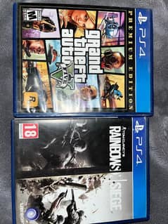 GTA V & Rainbow Six for sell