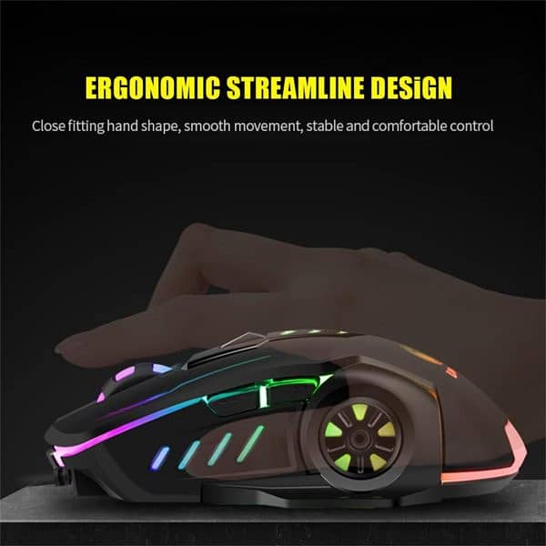 Gaming Glowing Mouse - Fastest- Wired (Free Delivery) 2