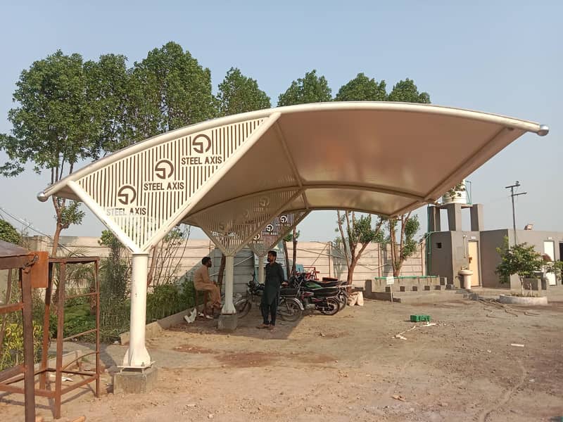 Tensile Shades|Porch Sheds/Marquee Sheds /Pre Febricated/car parking 8