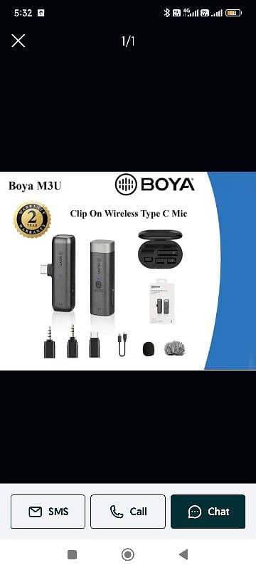 BY-WM3U 2.4GHz Wireless  microphone 0