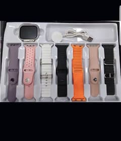 SMARTWATCH FOOR SALE WITH 10 STRAPS