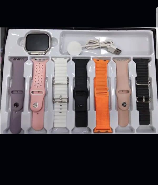 SMARTWATCH FOOR SALE WITH 10 STRAPS 0