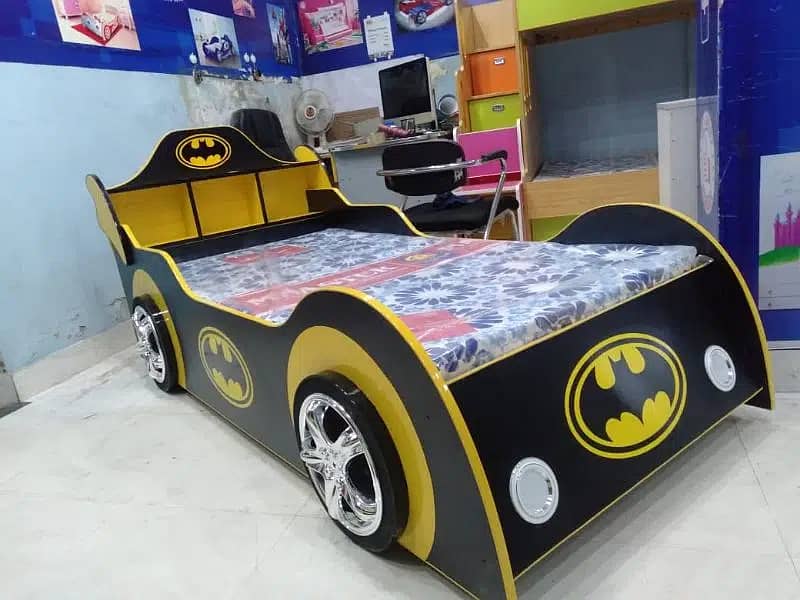 KIDS CAR BED | KIDS BEDS | BABY SINGLE BED | CHILDREN BEDS BY FURNIS 3