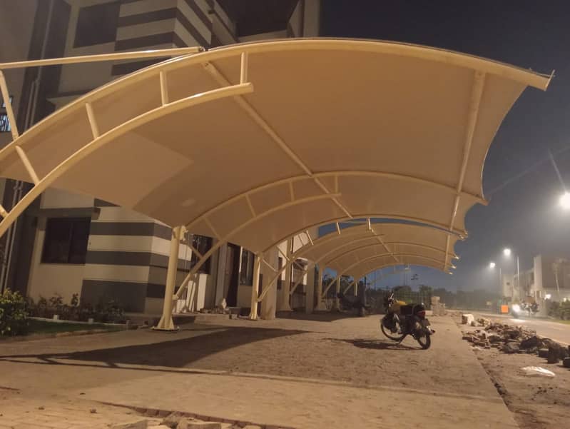 Tensile Shades | Car Parking Shades | SunShades | Folding Tarpals 11