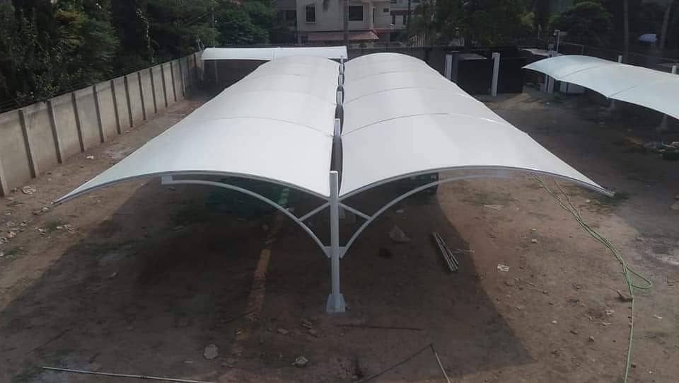 sheds \ fiberglass sheds \ tensile shades \ car parking shed \ shade 3