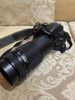 nikon d3200 with 70-210mm lense