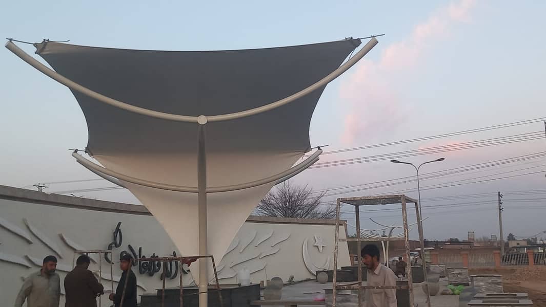 Tensile Shades, Car Parking Tensile, Folding Tarpal, Waterproof Tarpa 12