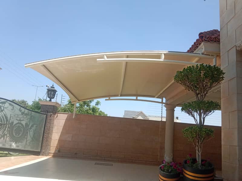 Tensile Shades, Car Parking Tensile, Folding Tarpal, Waterproof Tarpa 16