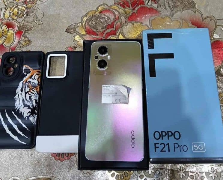 Oppo f21pro 5g 10/9,5 with box and charge 6