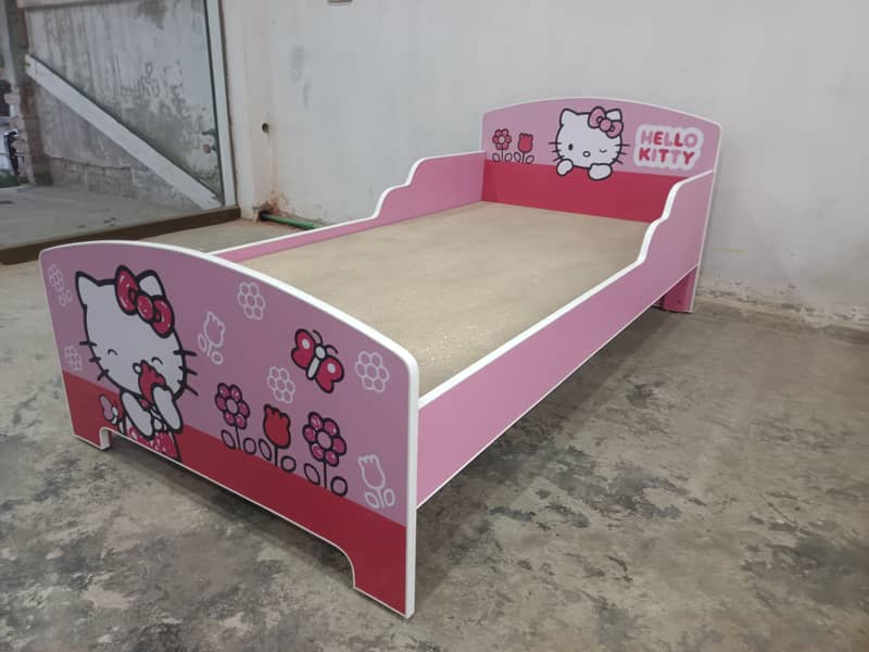 Hello Kitty Single Bed for Girls, New Style Kids Beds By Furnisho 2