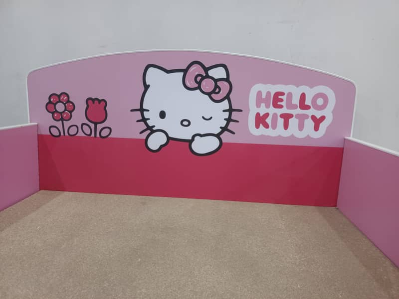 Hello Kitty Single Bed for Girls, New Style Kids Beds By Furnisho 3