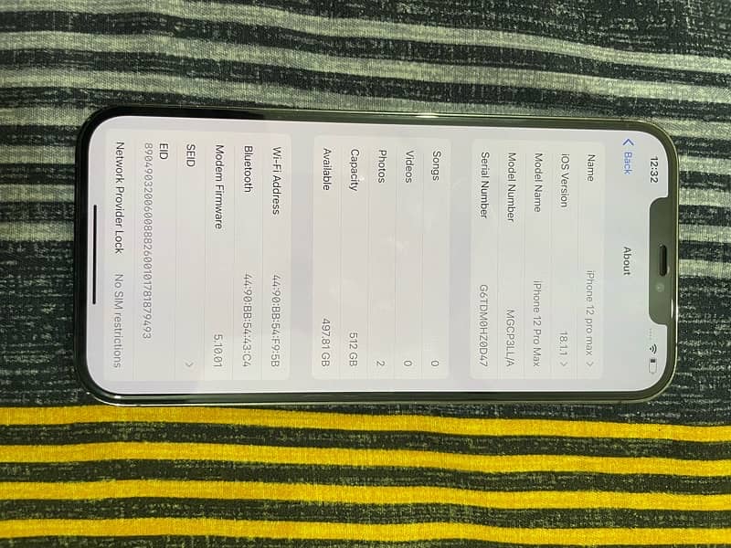 iPhone 12 Pro Max 512 gb Factory Unlocked 0