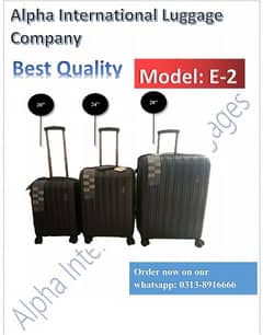 Luggage Bag | Travel Suitcase | Rolling Trolley Bag | Hard Shell |E2