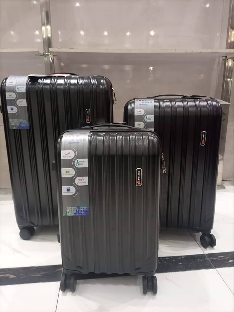 Luggage Bag | Travel Suitcase | Rolling Trolley Bag | Hard Shell |E2 3