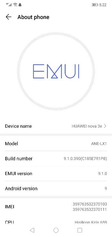 HUAWEI nova 3e 5