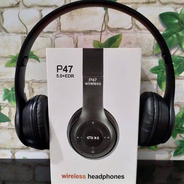 Wireless Headphones,P47 Bluetooth Foldable  Headset with Microphones, 0