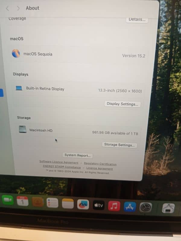 MacBook pro 2020.13 inch/1tb/MacBook for sale 7