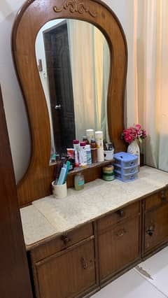 wooden dressing table