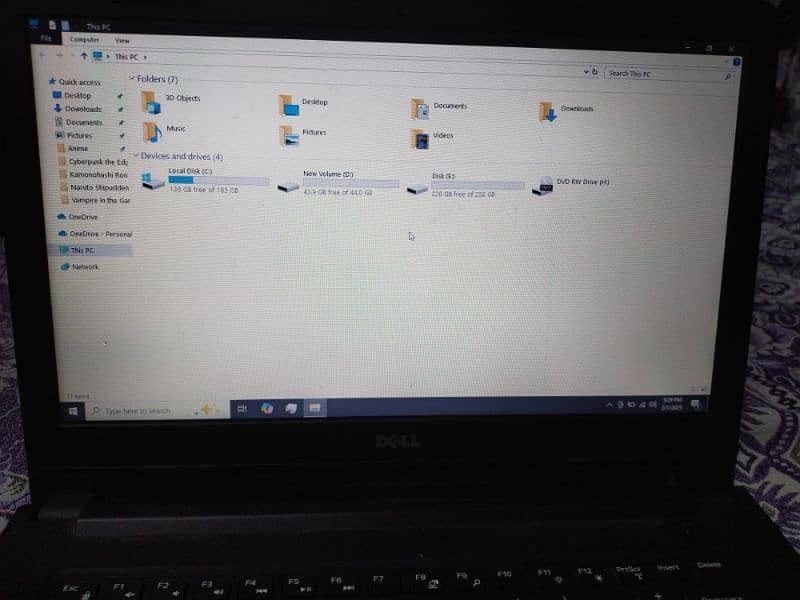 DELL i7 7500u, 8GB RAM, 500GB Hard Drive 6