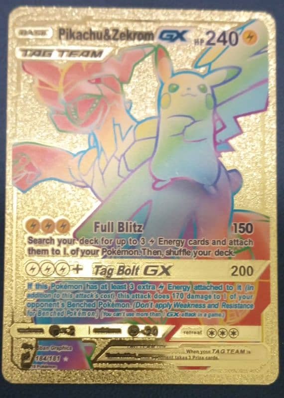 POKEMON CARDS GOLDEN FOIL 2