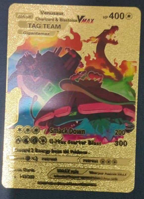 POKEMON CARDS GOLDEN FOIL 4