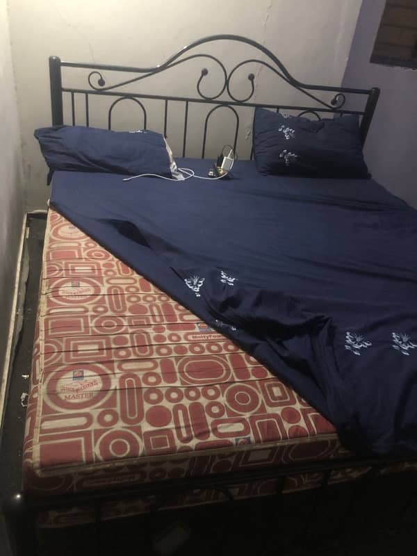 bed with mattress 2