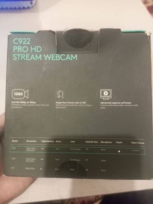 Logitech c922pro 1