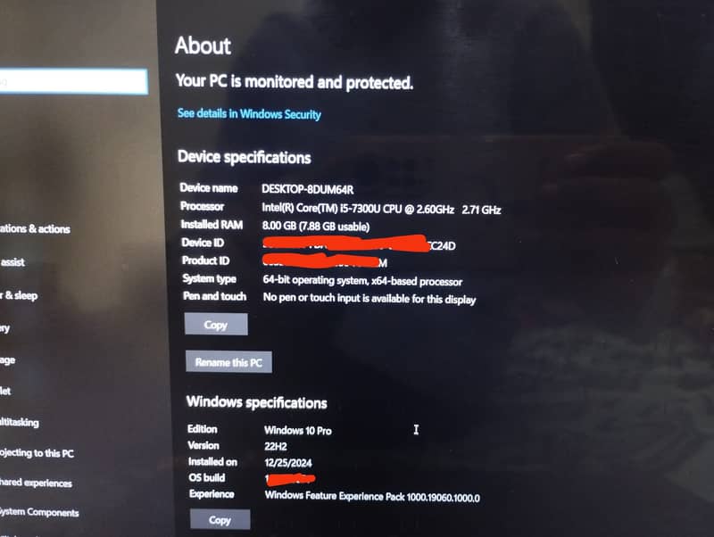 Lenovo i5 7th gen 8/256gb ssd Laptop 10/10 1