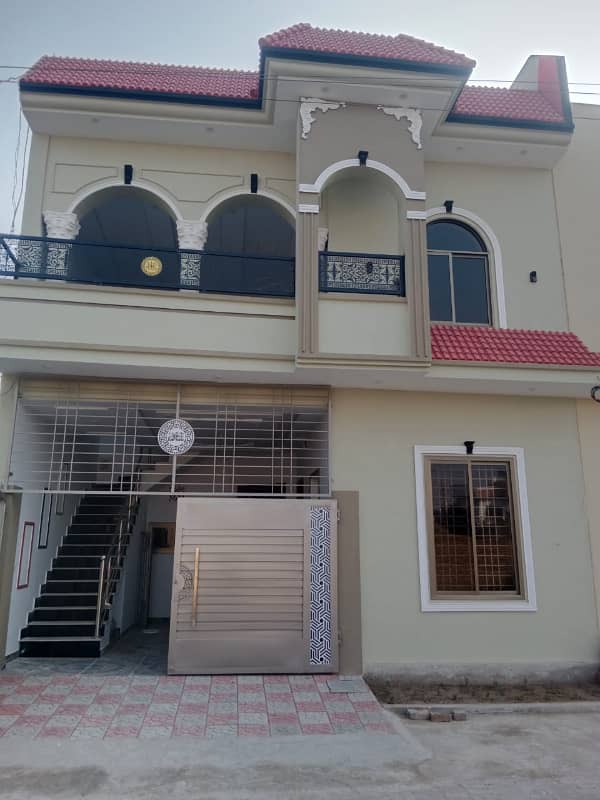 Al jannat town near Dewan wali Puli New brand Spanish 5 marly proper double story house for sale 0