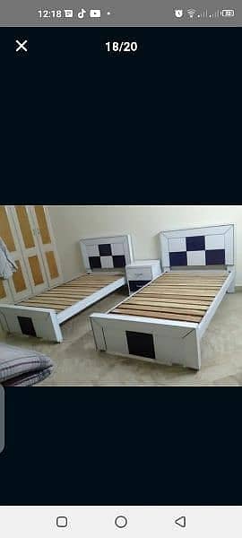 Single bed/king size bed/dressing table/bed set/wooden bed/furniture 6