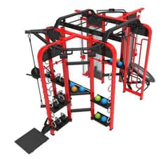 Multi Gym Station|Dual Smith machine|Cross over| Functional trainer|