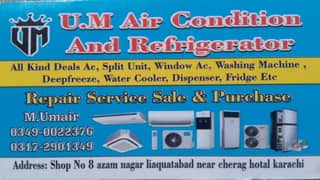 Automatic washing machine ac service fridge and dispenser repair