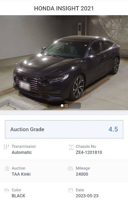 Honda Insight 2021 Black Style 10