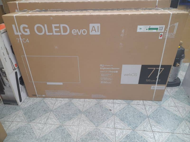 LG OLED 77" NEW 2024 77C4 THE REAL MOVIE MASTER 0