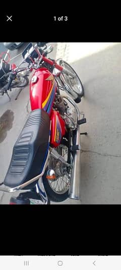 Honda Bike 125 CG urgent for sale model 2009 copy letter  03204968561