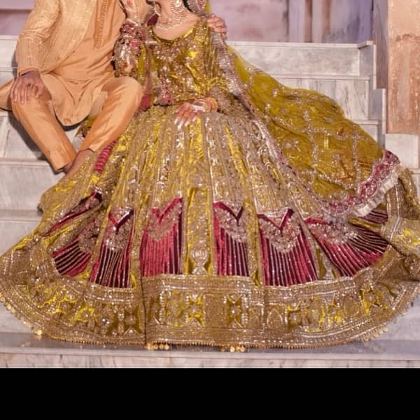 mehandi bridal dress 3