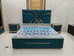 Bed/Double bed/single bed/king size bed/wooden bed/polish bed/Furnitu