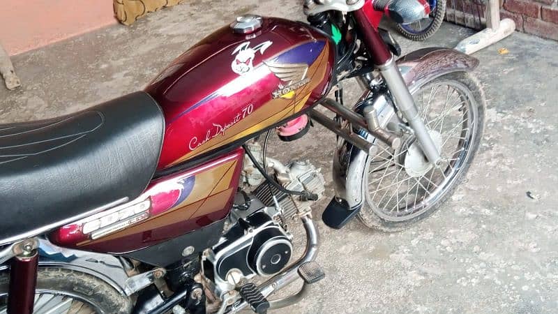 Honda CD 70cc Model 2004 Lahore Number 0