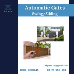 Installation of Automatic Gates  |  Automatic Doors | Services