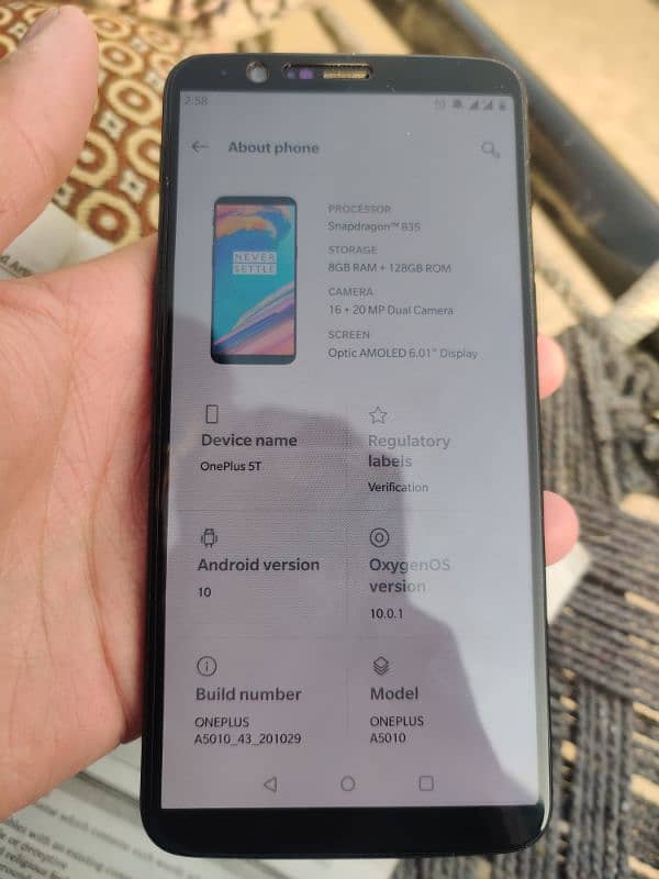 OnePlus 5t 8/128 1