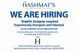 Graphic Designer required