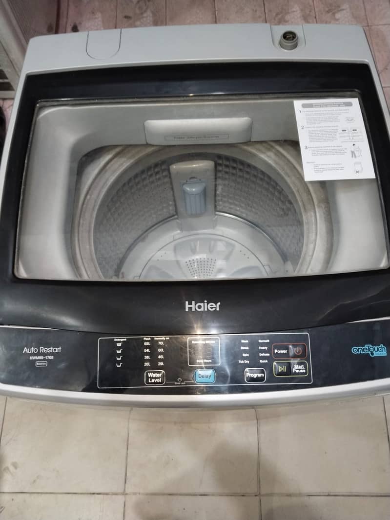 Haier Auto washing Machine 8kg   (0306=4462/443) kamalseett 1