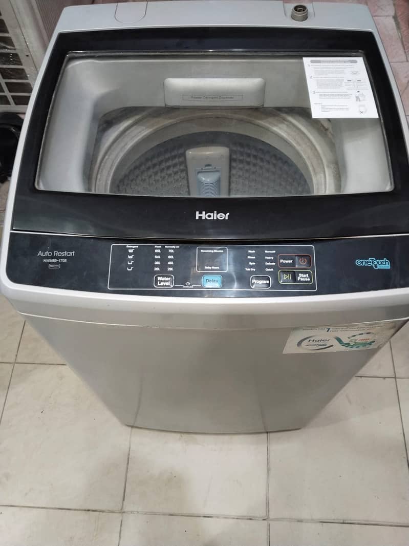 Haier Auto washing Machine 8kg   (0306=4462/443) kamalseett 2