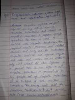 Handwriting Assignment Work