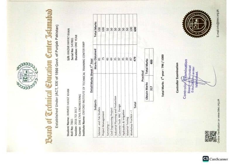 Diploma online with record 4