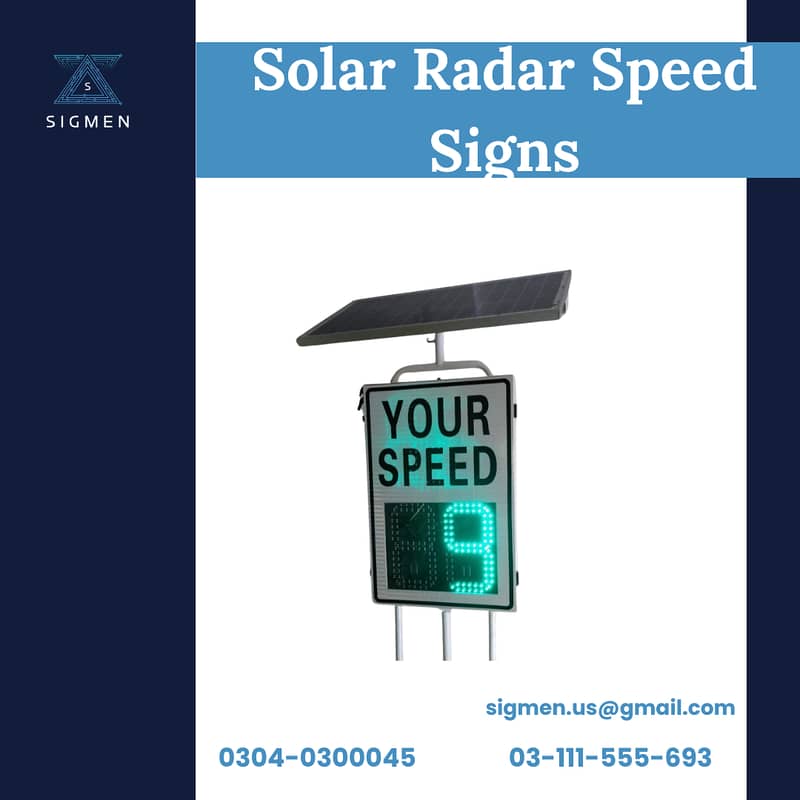 Installation of Radar Speed Sign Boards 0