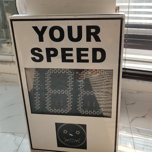 Installation of Radar Speed Sign Boards 2